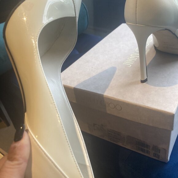 Jimmy Choo White Heels - Picture 5 of 5